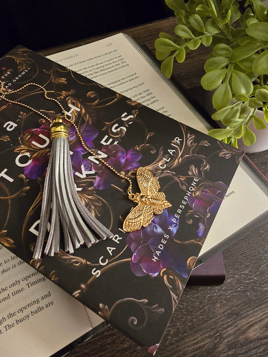 Death's Head Moth w/ Long Tassel