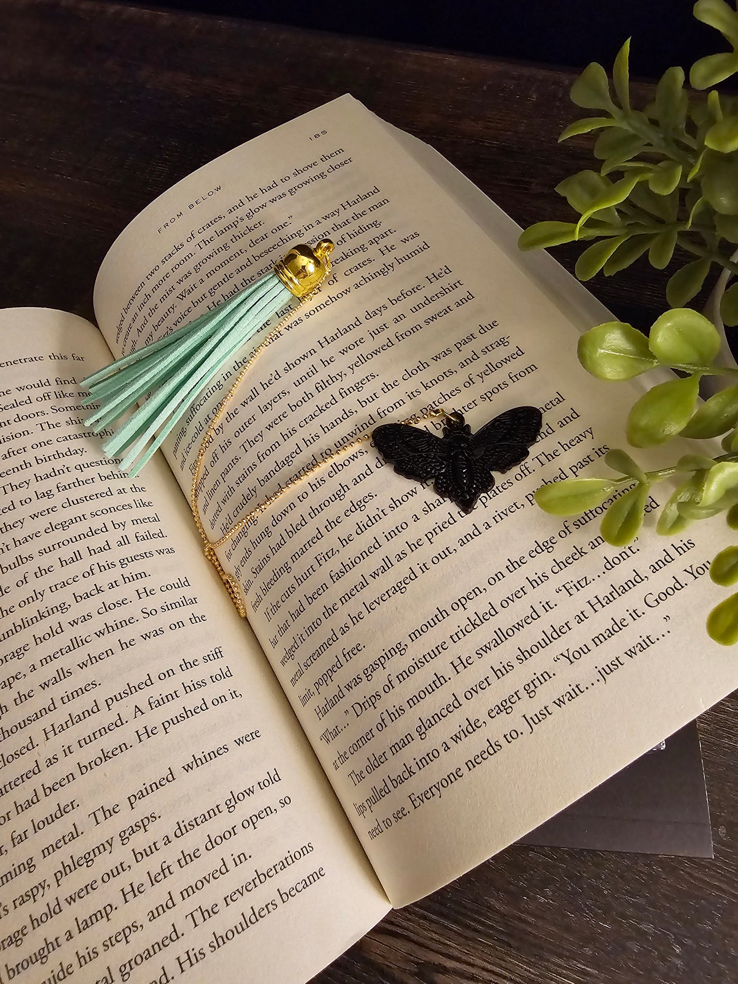 Death's Head Moth w/ Long Tassel